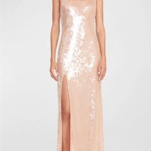 STAUD sequin maxi gown